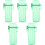 5Pcs Clear Lighter Cover Protective Sleeve Case Protector 5