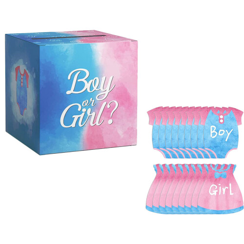 1 Set Gender Reveal Party Voting Box Decor