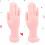 4 Pcs Nail Art Practice Hand Rubber Model With Insertable Tips 8