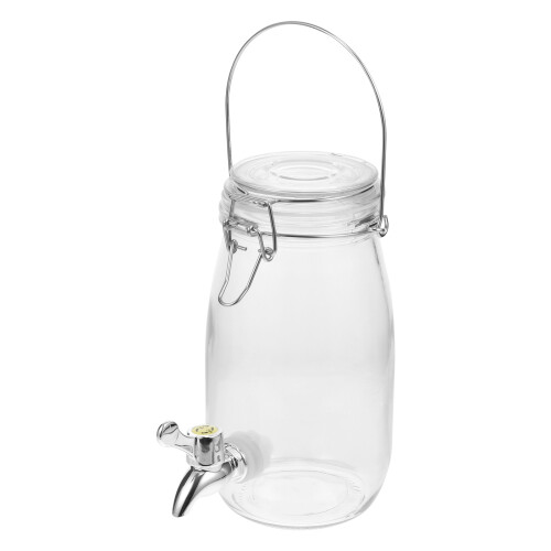 1 Botella De Vidrio Transparente Para Bebidas Y Vino