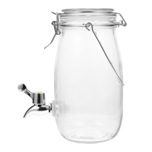 1 Botella De Vidrio Transparente Para Bebidas Y Vino 1