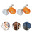 8Pcs Pressure Mounted Baby Gate Adjustable Threaded Spindle Rod 4