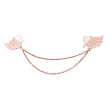3Pcs Alloy Brooch Collar Pin For Women Men Golden