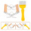 Set Stainless Steel Wood Handle Beekeeping Frame Clip With Fork 6
