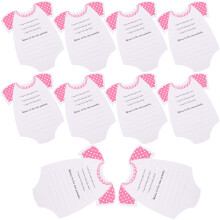 10 Unidades Tarjetas Género Bebé Y Votación Baby Shower