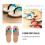 1 Pair Blue- Bottom Flip-Flops Size 44-45 For Home And Beach 7