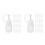 60 Pcs Fine Tip Glue Bottles Precision Applicator 5ml 9