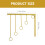 1Foldable -Mounted Clothes Drying Rack Ijzeren Garderobe 11