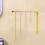 1Foldable -Mounted Clothes Drying Rack Ijzeren Garderobe 5