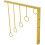 1Foldable -Mounted Clothes Drying Rack Ijzeren Garderobe 8
