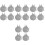 96 Pcs Stainless Steel Training Targets For Practice 5