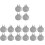 96 Pcs Stainless Steel Training Targets For Practice 4