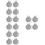 96 Pcs Stainless Steel Training Targets For Practice 9