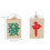 2 Pairs Creative Mahjong Design Ear Studs For Girls 3