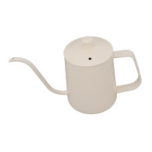 Kleine Pour-Over-Kaffeekanne 350 ml Weiß