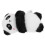 3Pcs Plush Panda Car Ornament For Wiper Handle Decoration 2
