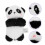 3Pcs Plush Panda Car Ornament For Wiper Handle Decoration 11