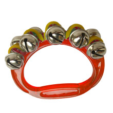 Armband-Glocke aus rotem Kunststoff – Hand-/Knöchel tragbares Kinderspielzeug