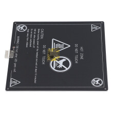 12V 1.2Ω Aluminum Heated Bed Plate 220x220x3mm Black/Silver