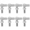 8 Pcs Tie Rod Ball Joint Linkage Connecting Rod 7