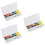 3 Sets  12 Colors Solid Watercolor Paint Set With Pen And Sponge Box 7