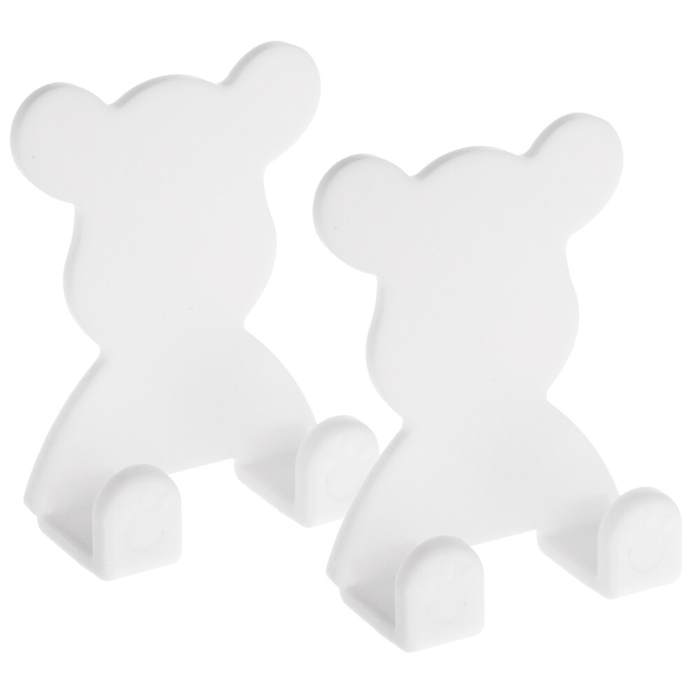 Solustre 4 Pcs Bathroom Holder Stand Hanging Rack