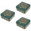3Pcs Christmas Tinplate Candy Cookie Box With Lids 8