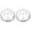 2Pcs Stainless Steel Fire Sprinkler Protective Bracket Cage Cover 4