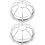 2Pcs Stainless Steel Fire Sprinkler Protective Bracket Cage Cover 7