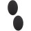 2 Pcs Black Cotton Stretched Canvas For Diy Art Frame 9