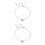 2 Pcs Alloy Turtle Anklet Silver Beach Antique Tortoise Pendant 6