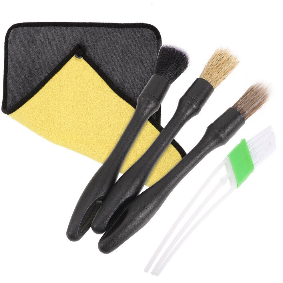 5 Sets Car Air Vent Cleaning Brushes For Air Outlet Detailing 031049643477