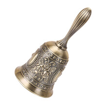 1Pc Alloy Hand Bell Retro Call Bell For Home Restaurant Bar