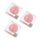 30Pcs Halloween Acrylic Drink Coasters Transparent Brain Pattern 9