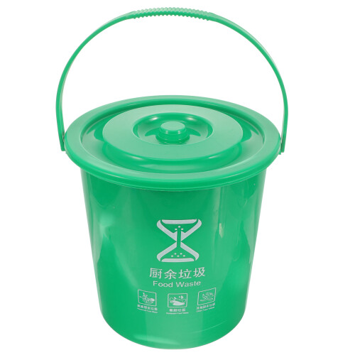 Balde De Compostagem Plástico Para Resíduos Alimentares