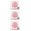 30Pcs Halloween Acrylic Drink Coasters Transparent Brain Pattern 4