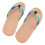 2 Pairs Flat Bottom Flip-Flops For Couples Blue-Green Size 44-45 9