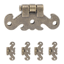 10 Pcs Retro Metal Hinges For Furniture Kitchen Cabinets Jewelry Box