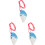 3Pcs Musical Beginner Ocarina Practice Conch Shape 6-Hole Instrument 2