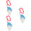 3Pcs Musical Beginner Ocarina Practice Conch Shape 6-Hole Instrument 7