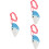 3Pcs Musical Beginner Ocarina Practice Conch Shape 6-Hole Instrument 6