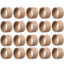 120 Pcs Children Diy Craft Paper Rolls Round Brown Cardboard Tubes