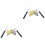 4 Sets Delicate Metal Head Diy Shoelace Decor 3