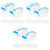 18 Pcs Plastic Storage Boxes With Lids For Desk And Car 5