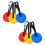 24 Pcs Soccer Hanging Target With Adjustable Strap For Skills Training 1