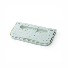 2Pcs Wall Mounted PP Shoe Rack For Home Bathroom Storage Blue