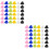 120 Pcs Pin Back Lock Clamp Heart Shape Replacement For Brooch 8