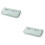 2Pcs Wall Mounted PP Shoe Rack For Home Bathroom Storage Blue 6