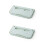 2Pcs Wall Mounted PP Shoe Rack For Home Bathroom Storage Blue 5