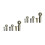 2 Sets Trumpet Finger Button Screws Instrument Maintenance Accessories 10